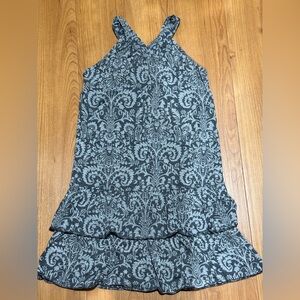 Ragdoll & Rockets Gray Floral-Print Dress